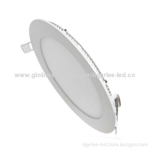 Slim LED recessed ceiling light with SMD chip, 100-240V AC, >80 CRI, 3 years warranty